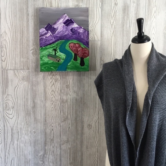 Whimsy Fantasy Painting Acrylic on Small Canvas Panel - Picture 8 of 8